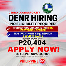 CENRO-Olongapo City has opportunities available to apply | Philippine Go