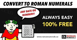Printable Roman Numeral Charts