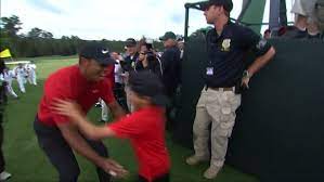 Tiger Woods In Emotional Embrace With Children After Securing The Masters 2019 Win Irish Mirror Online