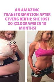 An Amazing Transformation After Giving Birth She Lost 30 Kilograms In 10 Months Amazing Transformations Fitness Journey After Giving Birth