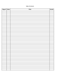 The Awesome 11 Template Ideas 11 Template Ideas Within Blank Table Of Contents Template Images In 2020 Table Of Contents Template Table Template Table Of Contents