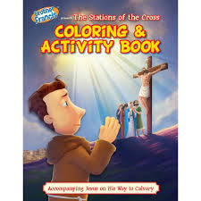 The most awesome in addition to lovely stations the cross. The Stations Of The Cross Coloring Book Brother Francis The Catholic Company