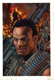 ORIGINAL COMIC BOOK COVER ART PAINTING