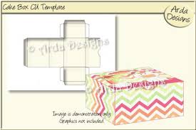 Download Cake Box Cu Template Graphic By Arda Designs Creative Fabrica Design Your Own Cake Templates Design PSD Mockup Templates