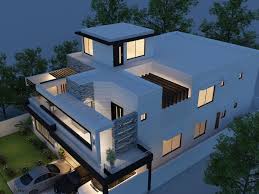 Modern House Top View Exterior Design 3d House Plans House Exterior