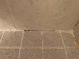 It may be time for you to recaulk! Caulking Bathroom Floor Itectec