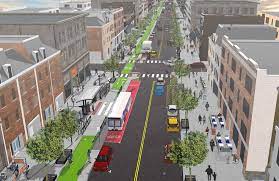 Washington Street Birds Eye Rendering Street Street Design Urban Planning