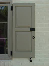 Strap Hinge Clam Dog Ring And Colonial Latch Installed On A Vinyl Shutter Vinyl Shutters Shutters Exterior Shutter Hardware