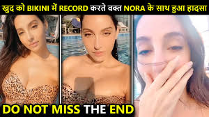 Nora Fatehi Shares HOT Bikini Videos, Accidentally Drops Her Phone, This Is  What Happens In The End 