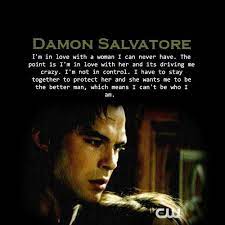 Come back as a vampire and i will stake you myself cause i can't stand the idea of you do you have any idea how rare love is? Damon Salvatore Photo Damon Quote Vampire Diaries Quotes Damon Quotes Ian Somerhalder Vampire Diaries