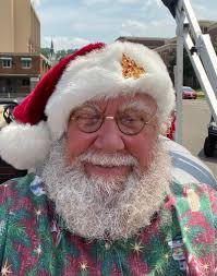 Where did I see Santa? This is what Christmas season looks like in summer.