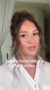 Natural Bridal Makeup Tutorial for Freckles