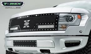 10% coupon applied at checkout save 10% with coupon. 2010 2014 F 150 Raptor Svt Torch Grille Black 1 Pc Replacement Chrome Studs With 2 12 Leds Pn 6315661