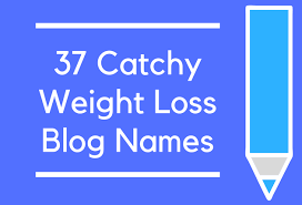 weight loss name ideas