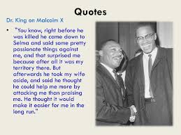 The goal has always been the same, with the approaches to it as different as mine and dr. Martin Luther King Malcolm X Ppt Download