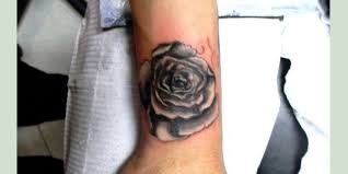Blue rose tattoo design on ankle. Wrist Tattoos 50 Glorious Collections Design Press