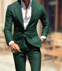 Mens 2 piece suit slim fit shawl lapel tuxedo for daily business wedding party (suit jacket + pants) Mens Suit Green 2 Piece Suit Groomsmen Dinner Party Wear Suit Slim Fit 2 Button Suit Beach Wedding Dinner Suit Notch Lapel Suit In 2021 Green Suit Men Prom Suits For