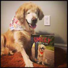 Smiley The Blind Therapy Dog With A Book Written About Him Personalized Dog Beds Dog Books Emotional Support Dog