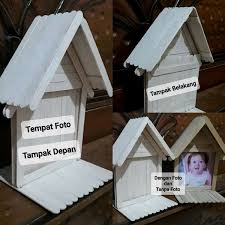 Membuat bingkai kata dari stik es krim. Jual Bingkai Foto Kerajinan Tangan Stik Es Krim Di Lapak Jihancollection Bukalapak