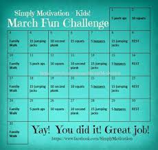 Family Fitness Challenge What A Great Idea Family Fitness Challenge Workout Challenge Family Fitness