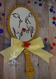The Beauty And The Beast Inspired Enchanted Hand Mirror Beauty And The Beast Hand Mirror Beauty And The Beast Party