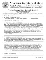 Learn how to start a nonprofit organization from the leaders themselves! Free Arkansas Articles Of Incorporation Domestic Nonprofit 501 C 3 Compliant Language Form Npd 01 501