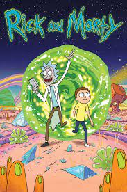 Nejlepší animovaný seriál je rick and morty. Poster C05 Rick And Morty Portal 91 5 X 61 Cm Poster Merchandise Comic Portal