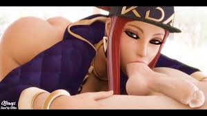 Akali KDA Sucking Balls - League Of Legends - Rule 34 - SFM Compile
