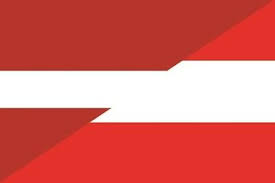 Die flagge zeigt zwei waagerecht verlaufende rote streifen, die in der mitte von einem weißen streifen getrennt werden. Fahne Flagge Lettland Osterreich 40 X 60 Cm Bootsflagge Premiumqualitat Ebay