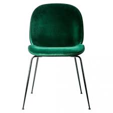 Beetle Dining Chair Green Velvet With Black Legs Green Velvet Chair Velvet Dining Chairs Dining Chairs Uk