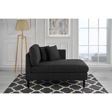 Mobilis Classic Living Room Linen Fabric Chaise Lounge Ash Grey Walmart Com Chaise Lounge Indoor Indoor Chairs Classic Living Room