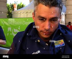 Triple jump injury hi-res stock photography and images