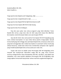 Contoh laporan singkat panitia mpls dalam upacara pembukaan guru contoh naskah pidato sambutan panitia acara dalam bahasa inggris. Doc Pidato Sambutan Ketua Panitia Ardian Hakiki Academia Edu