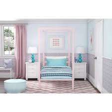 Dhp modern metal canopy bed, white walmart usa. Dhp Modern Pink Metal Twin Canopy Bed Overstock 11766591