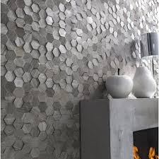 Maybe you would like to learn more about one of these? Plaquette De Parement Pierre Naturelle Creme Hexagone Cottage Interieur Badkamer Modern Deco