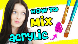 I would only recommend using water to dilute the paint if you plan to just drip a little bit of paint, and also if you don't mind that the color is largely washed out. How To Mix Acrylic Paint With Water 5 Ways To Dilute Youtube