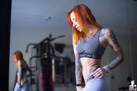Janesinner Suicide, redhead, model, women, Yana Sinner, nipples ...