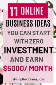11 Online Businesses You Can Actually Start With No Money Aimingthedreams Online Business Starting A Business Business