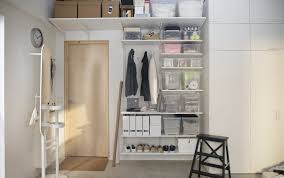 Finally A Place For Your Shoes Files Coat And Well The Rest Of Your Life Maximize Your Space With An Algot Wall Stor Ikea Algot Small Spaces Small Living