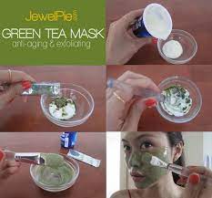 Diy Green Tea Mask Exfoliating Anti Aging Green Tea Face Green Tea Mask Green Tea