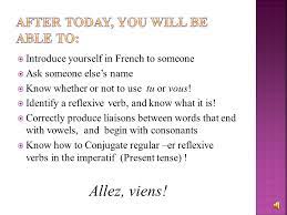 The most common sentence to do so is: Comment Tu T Appelles How To Introduce Yourself In French Ppt Video Online Download