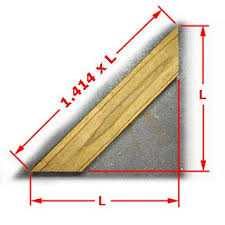 Calculating Length Of 45 Degree Angle Board Woodworking Techniques Woodworking Jigs Diy Woodworking