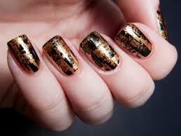 Gel nail designs that are cool enough to bring my sad, wintery hands back to life. 30 Black And Gold Nail Designs You Must Try In 2021 Stylinggo