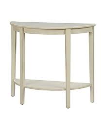 Indoor Multi Function Accent Table Study Computer Home Office Desk Bedroom Living Room Modern Style End Table White Console Table Console Table Acme Furniture