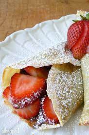 Vanilla Crepes Recipe Vanilla Crepes Recipe Recipes Food