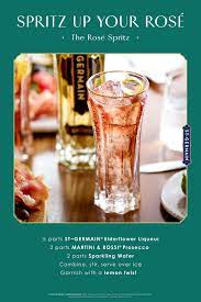 Spritz Up Your Rose St Germain Elderflower Liqueur Drinks Alcohol Recipes Alcohol Recipes