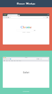 Free Flat Vector Browsers Set Browser Mockup Web Mockup