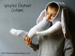 Customize your diy elephant costume with your favorite colored and patterned felt. Diy Elephant Costume Tutorial Includes Tusks Andrea S Notebook