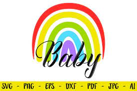 Download Rainbow Baby Svg Png Dxf Svg Jpg Ai Eps Pdf 1152639 Cut Files Design Bundles