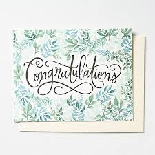 Let's celebrate all of life's milestones with a congratulations card! Watercolor Garden Congrats Supersized Card Paper Source